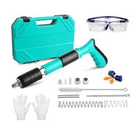 INREPRO Manual Mini Steel Nail Gun, 5 Speed Adjustable, Concrete Nail Gun Kit, Nail Wall Fastening Tool