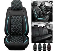 INRNT Car Seat Covers for Cadillac CTS(4door) 2. Generation 2008-2013,Waterproof Car Seat Cushion Breathable Wear-resistant Cushion All-inclusive,A/Full Set-A/black green