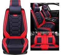 INRNT Car Seat Covers Full Set for Odyssey 2019-2022 front-row-has-armrest-boxes,Automotive Vehicle Cushion Covers Automotive Front and Rear Seat Covers,A/BlackRed