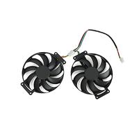 inRobert 87mm 6Pin RTX2060S RTX1660S Graphics Card Fan Replacement for ASUS Dual RTX 2060/2070/1660 Super EVO GPU Fan