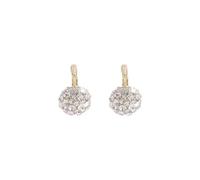 ins niche simple temperament earrings full of s small and delicate round light luxury ear studs Korean version of the personality versatile