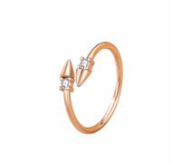 Ins Style Sweet Ring S925 Sterling Silver For Women Arrow Ring Jewelry Light Luxury Birthday Party Proposal Engagement Gift