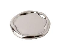 Ins Style Tray Jewelry Storage Tray Light Luxury Ceramic Storage Display Tray Snack Tray Modern Decorative Ornaments, C