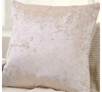 INSAFIANS Crushed Velvet Cushion Covers Luxury Plain Cushion Covers 18"x18", 24"x24", 30"x30" (18" x 18", Cream)