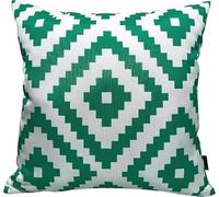 INSAFIANS Designer Waterproof Decorative Cushion Cover OutdoorIndoor Garden Cushion Covers 18x18/43x43cm (Nairobi Lime Green, 18" x 18")