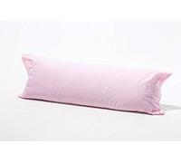 INSAFIANS Long Bolster Pillowcase Soft & Comfortable Covers for Pregnancy Maternity Orthopedic Support Ideal for Side and Back Sleepers (SD 4 FT COVER ONLY pink)