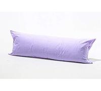 INSAFIANS Long Bolster Pillowcase Soft & Comfortable Covers for Pregnancy Maternity Orthopedic Support Ideal for Side and Back Sleepers (6FT lilac)