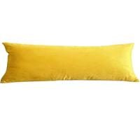 INSAFIANS Long Bolster Pillowcase Soft & Comfortable Covers for Pregnancy Maternity Orthopedic Support Ideal for Side and Back Sleepers (6FT mustard)