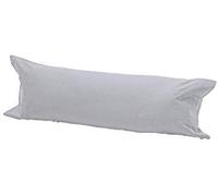 INSAFIANS Long Bolster Pillowcase Soft & Comfortable Covers for Pregnancy Maternity Orthopedic Support Ideal for Side and Back Sleepers (DO 4.6 FT COVER ONLY silver)