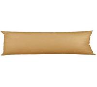 INSAFIANS Long Bolster Pillowcase Soft & Comfortable Covers for Pregnancy Maternity Orthopedic Support Ideal for Side and Back Sleepers (4FT latte)
