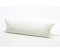 INSAFIANS Long Bolster Pillowcase Soft & Comfortable Covers for Pregnancy Maternity Orthopedic Support Ideal for Side and Back Sleepers (Si 3 FT COVER ONLY cream)