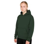 INSAFIANS Unisex Fleece Hoodie Boys Girls Pullover Jumper Long Sleeve School Hooded Sweatshirt PE School (BTL GRN MED) Bottle Green