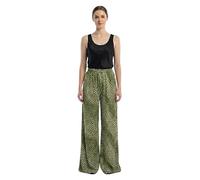 INSAFIANS Women's Jersey Spot Print Palazzo Trousers Pull On Wide Leg Stretchy Comfort Pants