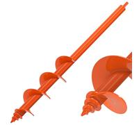 Insaga Garden Auger Drill Bit, 61x7.6cm Auger Post Hole Digger for Bulb Planting,Bedding/Seeding/Fence Mailbox Post, Suits 10mm Hex Drive Drill