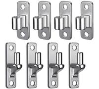 Insaga Gate Hinge, 4pcs Heavy Duty Hook on Plate (116 x 25mm) 16mm Pin Hanger with Eye Hinge (100 x 35mm) Metal Garden Gate Hardware for Farm Gate/Field Gate/Wooden Fence Hook and Band Hinge