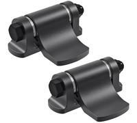 Insaga Weld on Hinges, 6mm Carbon Steel Black Oxide Weldable Gate Hinges Heavy Duty with Bearing Bushings & Anti-Loose Nuts for Farm Gates, Fence Gates, Driveway Gates, Swing Gates (3.7x2.8'', 2Pack)