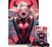 Insane Anime Girl Cute Teenagers 1000 Piece Jigsaw Puzzle Recall Enhancer Indoor Play Pattern Build Room Art (50x75cm)