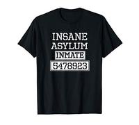 Insane Asylum Inmate Prison Number Halloween Prison T-Shirt