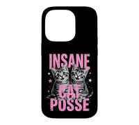 Insane Cat Posse Funny Clown Cat Case for iPhone 14 Pro