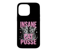 Insane Cat Posse Funny Clown Cat Case for iPhone 14 Pro Max