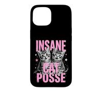 Insane Cat Posse Funny Clown Cat Case for iPhone 15