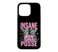 Insane Cat Posse Funny Clown Cat Case for iPhone 15 Pro Max