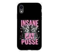 Insane Cat Posse Funny Clown Cat Case for iPhone XR