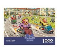 Insane Retirement Home Wooden Jigsaw Puzzle Waterproof 1000 Piece Puzzles for Adults Gifts Fun Challenging Games