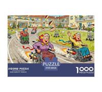 Insane Retirement Home Wooden Jigsaw Puzzle Waterproof 1000 Piece Puzzles for Adults Gifts Impossible Challenging Games