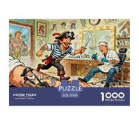 Insane Tattoo Parlor Wooden Jigsaw Puzzle Waterproof 1000 Piece Puzzles for Adults Gifts Challenging And Brainteasing Educational Games