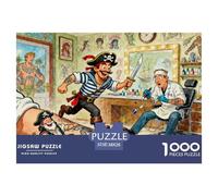 Insane Tattoo Parlor Wooden Jigsaw Puzzle Waterproof 1000 Piece Puzzles for Adults Gifts Fun Educational Games