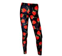 Insanity Bright Strawberries Printed Leggings (XXL)