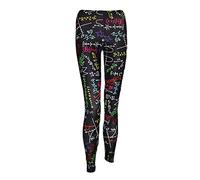 Insanity Maths Formulas Blackboard Design Printed Back to School Pants Leggings (L/XL (16-18))