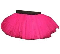 Insanity Neon UV Childrens Kids Tutu Skirt (4-7 Years Old S/M, Hot Pink)