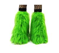 Insanity Neon UV Fluffy Legwarmers (Green)