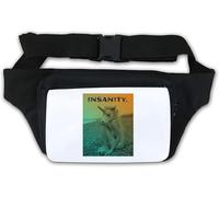 Insanity Unicorn Girl Photo Art Waist Bag Fanny Pack White