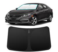 INSAUTO Foldable Windshield Sun Shade for Honda Civic 2016-2021, Heat & UV Protection Car Sunshade with Storage Bag, Keep Interior Cool & Easy Installation