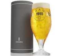 Insaxa 30th Birthday Gifts for Men - Limited Edition 1995 Premium Quality Beer Glass (1 Pint / 580ml)