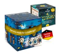 INSCAPE Atlantis Labyrinth Puzzle Box - Escape Room Game in A Box for Adults - Cluebox - Maze - Mind Puzzles for Adults - 3D Wooden Puzzle Boxes with Hidden Compartments