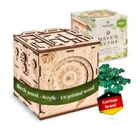 INSCAPE Maya Puzzle Box - Escape Room in A Box for Adults - Cluebox - Mind Puzzles for Adults - Puzzle Boxes with Hidden Compartments - Puzzle Boxes for Adults - Wooden Puzzle Box