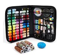INSCRAFT Sewing Kit, 226 Pcs Sewing Accessories, with 43 XL Sewing Thread Spools, Suitable for Adults, Beginner, Emergency, DIY and Home Button Repair, Travel Needle and Thread Kit