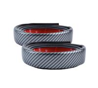 Inscrip 2Pcs Fender Flare Rubber Seal, Car Flare Wheel Wheel Arch Trim, Eyebrow Protector Arch Trim, Extra Wide Arches Fender Wheel Eyebrow Trim Strip Arch Lip Protector, 1.5m*4.5cm (Carbon Fiber)