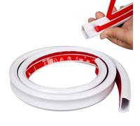 Inscrip Cable Trunking, Cable Cover Self Adhesive Cable Management Trunking, Mini Flexible Cable Protector for Wires on Wall Floor Wire Trunking to Hide Wires for Electric Cables (White 5M)