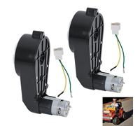 Inscrip Electric Motor Gearbox, Children Power Wheels Gear Box, Kids Car Drive Engine Replacement Gearbox, Universal 12V/24V Transmission Motor with Gear Box for Kids Ride-On Car (24V 40000RPM x2)