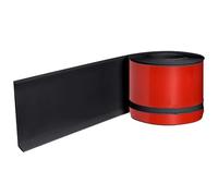 Inscrip Flexible Baseboard Molding Trim, Skirting Board Trim Self-Adhesive,Flexible Skirting Boards Covers, Peel and Stick PVC Wall Base Moulding Trim,for Kitchen, Bathroom (Black-8 cm(W) x 6 M(L))