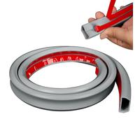Inscrip Floor Cord Wire Cover, Self-adhesive Floor Cable Protector, Flexible PVC Cable Floor Cover, Floor Cord Channels Cable Tidy Indoor Outdoor, PVC Wire Covers For Cables (Gray 5M)
