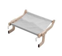 Inscrip Hanging Cat Hammock, Cat Hammock for Windows, Balcony, Window, Cat Hammock, Hanging Cat Nest for Various Uses Rooms, No Suction Cup, No Drilling (Grey, M)