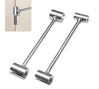 Inscrip Hinge Adjustment Tool, 2Pcs/Set Door Hinge Repair Spanner, 8-19mm & 19-25mm Door-Hinge Adjuster Wrench, Hinge Bender, Hinges Adjustment Wrench Tool for Fire Clean Room Security Door