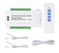 Inscrip LED Stair Light Bar Controller Set, 16 Steps Smart Staircase PIR Motion Sensor Controller, DC12-24V Daylight Sensor Speed Brightness Time Pixels Adjustable (16 Steps RL-STEP-02)