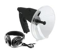 Inscrip Parabolic Directional Microphone, 100m Monocular with 8x Magnification and 12 Second Recording, Sound Amplifier with Headphones, Large Bird Distance, Listening, Observing